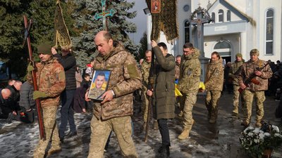 На Закарпатті попрощалися з полеглим захисником Михайлом Балажем