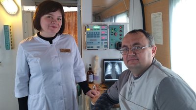 Обстежили понад пів сотні людей: у центрі Луцька працював пересувний флюорограф Обстежили понад пів сотні людей: у центрі Луцька працював пересувний флюорограф