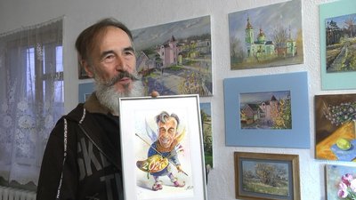 Художник із Волині пише серію картин про сучасний Горохів Художник із Волині пише серію картин про сучасний Горохів
