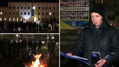 У Кропивницькому відзначили річницю початку Революції Гідності У Кропивницькому відзначили річницю початку Революції Гідності