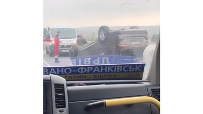 ДТП, Черче, аварія, перевернуте авто, поліція, кримінал, надзвичайні події, Рогатин