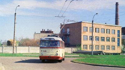 тролейбус, городок