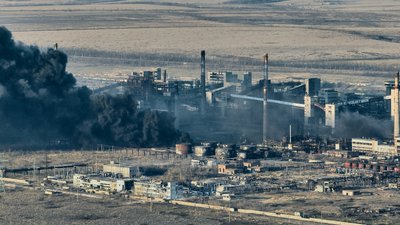 Коксохімічний завод в Авдіївці, 15 лютого 2023