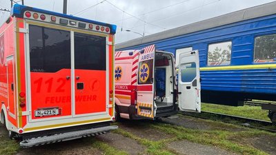 Пацієнтів доправили потягом Пацієнтів доправили потягом