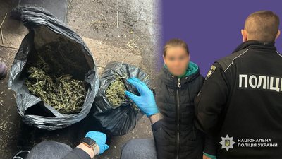 Наркотики на Чернігівщині: затримали жительку прикордоння, вилучили 2 кг канабісу