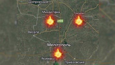 Нічні вибухи у Мелітополі. Що відомо