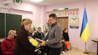 Вручення нагород рідним загиблих військових Слов'янської громади