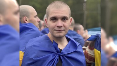 Звільнений з полону військовий Андрій Кравчук