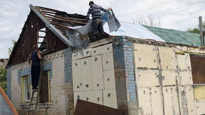 На Запоріжжі за підтримки ООН розпочали ремонт пошкоджених обстрілами будинків