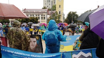 У Хмельницькому відбулася 162 акція на підтримку полонених та безвісти зниклих