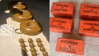 В прикордонних районах Волині знайшли РПГ, вибухівку та білоруську військову форму В прикордонних районах Волині знайшли РПГ, вибухівку та білоруську військову форму