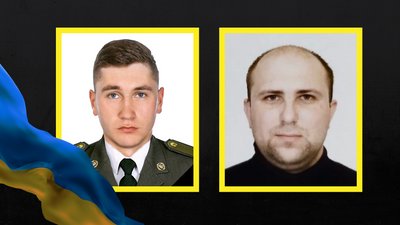 Військові Юрій Бернацький і Ігор Ничипорук