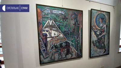 Сумах художник Леонтій Костур презентував виставку “Ворожба” (ФОТО) Сумах художник Леонтій Костур презентував виставку “Ворожба” (ФОТО)