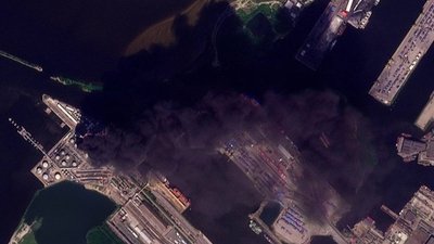 Супутниковий знімок Санкт-Петербурга, Росія