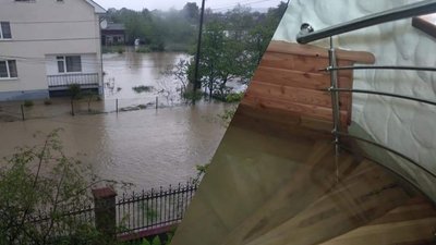 "В хаті по один-два метри води". У Калуші затопило мікрорайон Підгірки