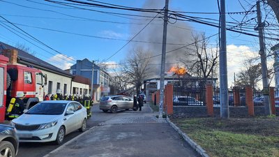 У центрі Кропивницького горить ресторан