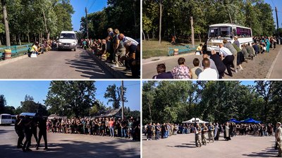 У Кропивницькому попрощалися з військовими Олександром Чабараєм та Олександром Кравченком