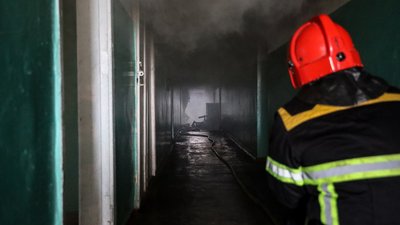 В Полтаві горів гуртожиток