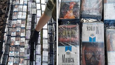 На Закарпатті під час огляду вантажного потягу, що прямував до Словаччини, виявили 258 пачок сигарет й GPS-трекер