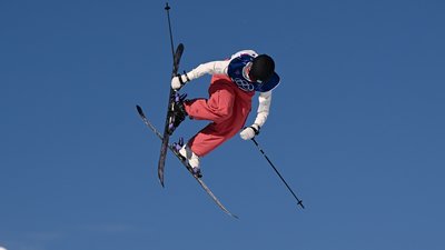 Катерина Коцар у кваліфікації слоупстайлу на Олімпіаді-2026