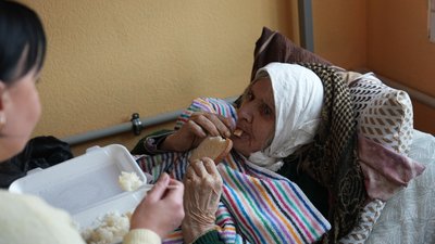 Надія Карякіна у гуманітарному центрі