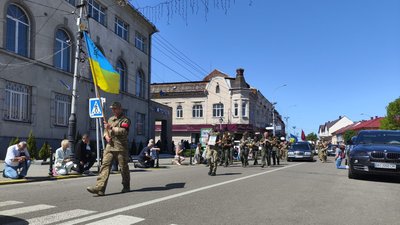 Прощання з 25-річним Віталієм Павлюком. Тячів, 30 квітня 2024 року