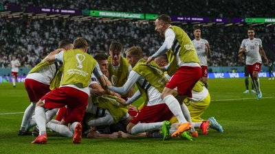 Футбол Польща чемпіонат світу-2022 у Катарі гол Роберта Левандовські Футбол Польща чемпіонат світу-2022 у Катарі гол Роберта Левандовські