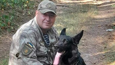 Пес Рей з Хмельниччини отримав нагороду за дев'ять врятованих життів