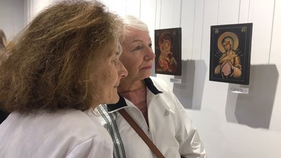 "Ікона – вікно у вічність": в Тернополі відкрили виставку до 65-річчя Володимира Шерстія