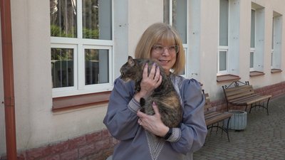У Тернополі в бібліотеці живе кішка Принцеса У Тернополі в бібліотеці живе кішка Принцеса