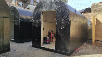 У Запоріжжі будують модульне сховище, що розраховане на 100 людей У Запоріжжі будують модульне сховище, що розраховане на 100 людей