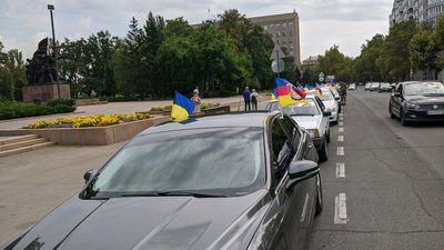 У Миколаєві відбувся Всеукраїнський автопробіг до 30-річчя незалежності України