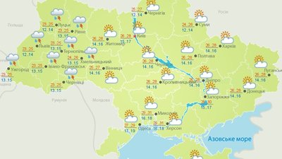Погода в Україні на 18 липня