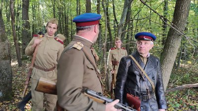 На Тернопільщині знімають документальний фільм "Дорога в Карпати" На Тернопільщині знімають документальний фільм "Дорога в Карпати"