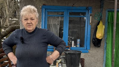 Лідія з села Новосергіївка, де живуть 5 людей