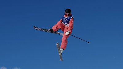 Катерина Коцар на тренуванні перед дебютом на Олімпіаді-2026