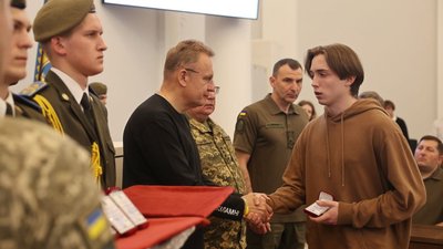 21 захисника зі Львова посмертно нагородили "Почесним знаком святого Юрія" 21 захисника зі Львова посмертно нагородили "Почесним знаком святого Юрія"