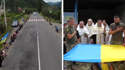 На Закарпатті попрощалися із полеглим на війні Яношем Черепком На Закарпатті попрощалися із полеглим на війні Яношем Черепком
