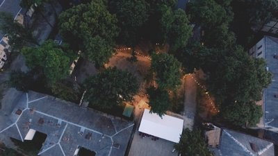 Так виглядає територія палацу Потоцьких зверху Так виглядає територія палацу Потоцьких зверху