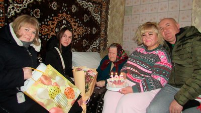 Жительці Чернігівщині Тетяні Зазимко виповнилося 105 років