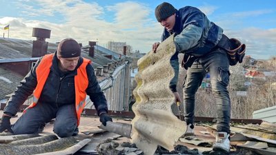Будівельний батальйон "Добробат" відновлює Миколаївський політехнічний коледж