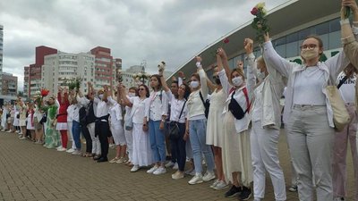 Акція солідарності у Мінську Акція солідарності у Мінську