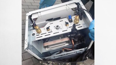 Опалювальний котел, який знайшли у сумці 40-річного чоловіка