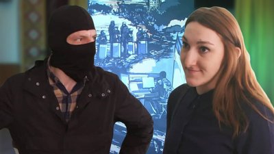 Запорізька художниця захистила диплом під акомпанемент Піаніста-екстреміста