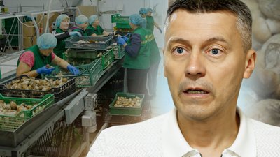 Засновник грибного кооперативу Сергій Терен