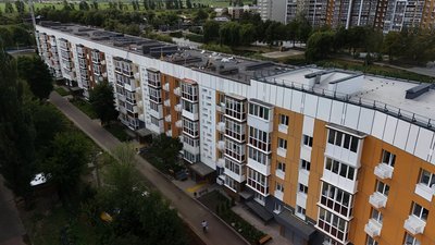 Відновлений будинок Бородянка