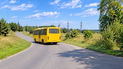 Автобус, Франківськ, дорога