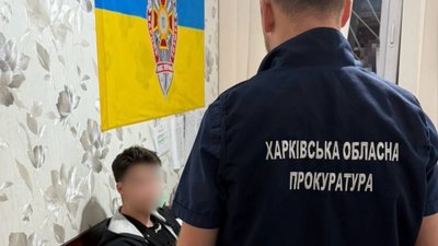 Затримання підозрюваного в підпалі військової автівки в Харкові