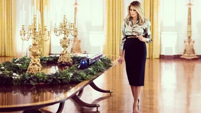 Меланія Трамп прикрасила Білий дім до Різдва