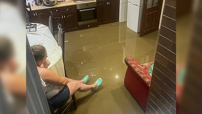 Підтоплений будинок на вулиці Буковинській у Чернівцях